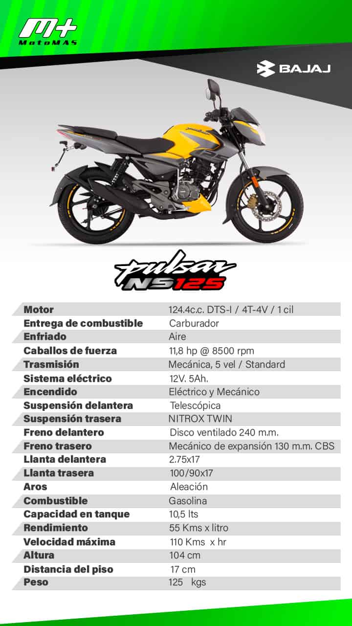 Ficha Tecnica Pulsar N Tienda Motomas Costa Rica Images